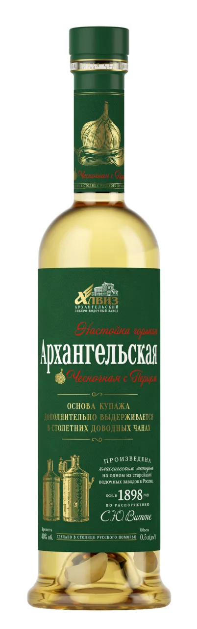 Купить Водка Архангельская Чесночная с Перцем 0.5 л по низкой цене Купить Водка Архангельская Чесночная с Перцем 0.5 л по низкой цене