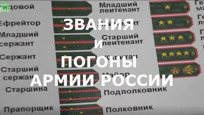 Какие бывают воинские звания и погоны? - Праздники - Почемучка - Библиотека  - ПочемуЧка - Сайт для детей и их родителей