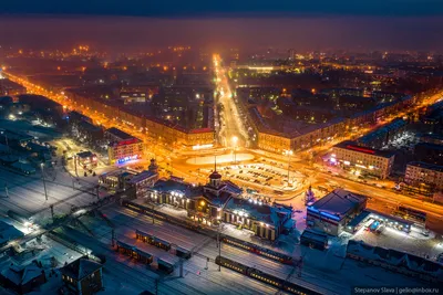 Вокзал ст. Новокузнецк. 1954 год. - Старый город. Старый Новокузнецк - Веб  студия Treon.ru