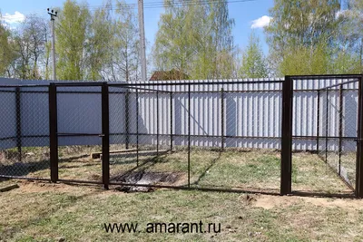 Утеплённый вольер для собаки 2x5 m | ProektLife