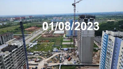 Ход строительства ЖК «Волгарь» от 1 декабря 2023