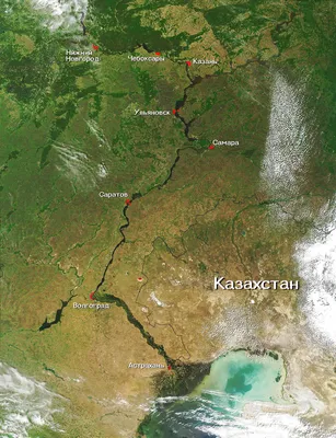 Карта Волгоградской области с городами на спутниковой карте онлайн