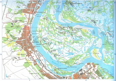 Подробная карта города Волгограда. Карта Волгограда и окрестности | RUS  Maps | Все карты России в одном месте