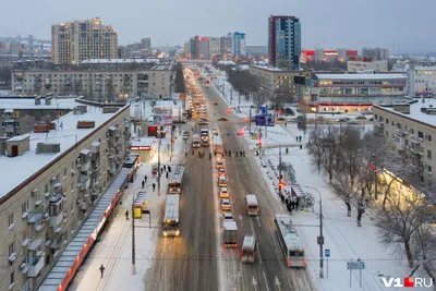 Зимний берег Волги (Волгоград)