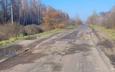 На только что отремонтированной дороге Тербуны-Волово просел  свежеположенный асфальт | LIPETSKNEWS - липецкий новостной портал