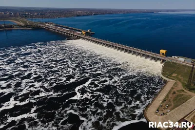 Волжская ГЭС значительно понизила объём сброса воды