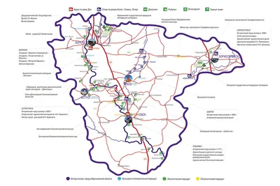 Достопримечательности Воронежской области на карте | Ваш Гид Воронеж