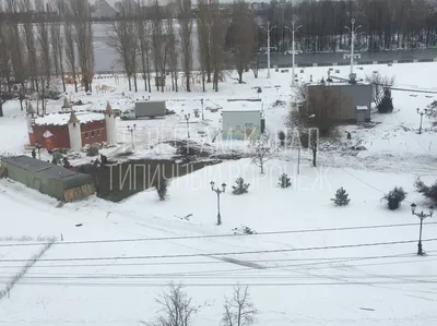 Воронеж. Парк \"Алые паруса\" (часть 3) Зимний вечер