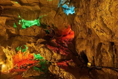 Россия, Краснодарский край, Адлеровский район, Воронцовская пещера -  «💫САМАЯ БОЛЬШАЯ пещера в Сочи! Система Воронцовских пещер — это настоящее  подземное чудо, созданное природой миллионы лет назад. Как добраться, как  посетить✨ Одна из