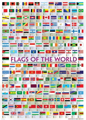 Puzzle Eurographics 1000 pieces: flags of the world - 1001puzzle.com