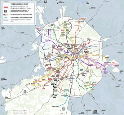 Метро Москвы - карта метрополитена Москвы, информация о московском метро.