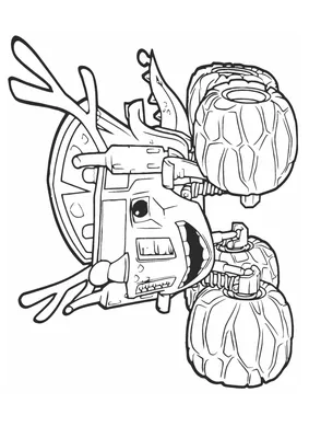 Раскраска Вспыш и чудо машинки
