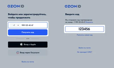 Авторизоваться и выбрать компанию | Помощь OZON