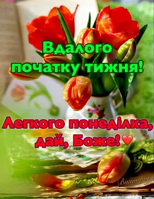 Листівки з добрим ранком понеділка — привітання в картинках з початком  тижня на вайбер - Телеграф