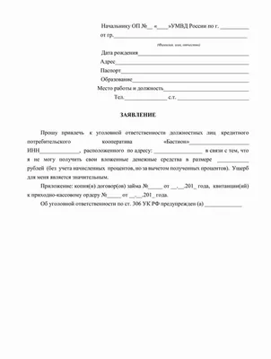 Заявление о банкротстве физического лица. Образец заполнения и бланк в 2024  году