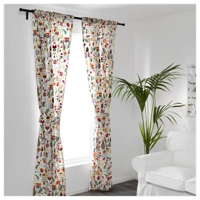 Шторы ИКЕА в интерьере кухни: как выбрать из всего ассортимента | Retro  curtains, Curtains, Curtains with blinds