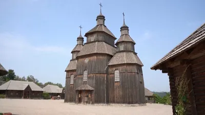 Фото: Запорожская Сечь. Храм Покрова Пресвятой Богородицы. Фототурист )  massimo. Город. Фотосайт Расфокус.ру