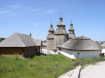 Файл:Вид Запорожской Сечи (реконструкция для фильма \"Тарас Бульба\").jpg —  Википедия