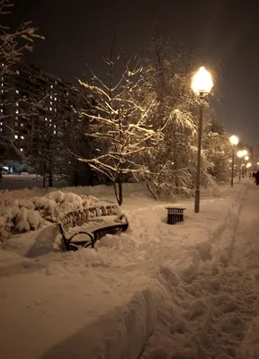 Заснеженная Москва (9 фото) » Триникси