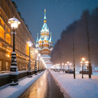 Белоснежная сказка: заснеженная Москва в фотографиях Кристины Макеевой