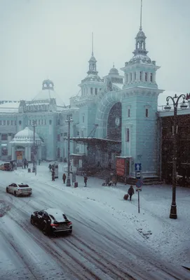 Утренняя, зимняя, заснеженная Москва, …» — создано в Шедевруме