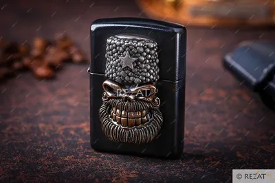 Серебряная зажигалка \"Zippo\" кубачинская - купить в Москве, цена от  производителя