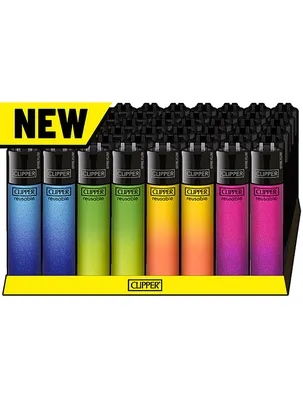 Купить Зажигалка Clipper - Metallic Gradient #4 в Воронеже — RelaxVape