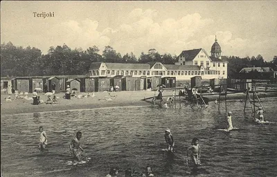 Зеленогорск (Санкт-Петербург, Курортный район). Церковь Георгия Победоносца  в Красавице, фотография. Вид строящегося храма с юго-западной стороны  (декабрь 2019г.)