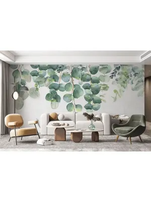 Mural - Venetian Sage (Per Sqm) | Зеленый дизайн интерьера, Обои для  гостиной, Зеленые гостиные