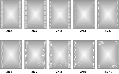 ✓Зеркала с пескоструйным рисунком на заказ – купить в Москве