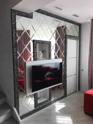 Зеркальная стена в гостиной | Home decor, Home, Decor