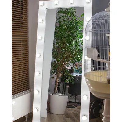 Гримерное зеркало с лампочками Bivol LED Mirror 50x50 см