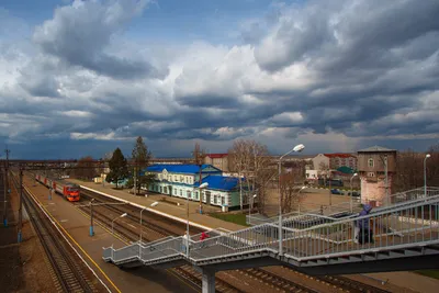 Станция Белгород. Вокзал, вид с северного торца — Railwayz.info