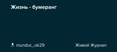 Закон бумеранга: всем по заслугам его воздастся | Vdoh.No.Venie от  Чердачника | Дзен