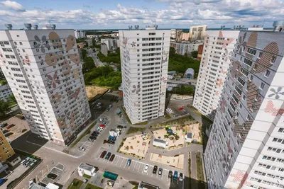 ЖК \"Айвазовский\" в г. Тюмень с применением фасадной плитки Stroeher -  фотографии объекта | Славдом