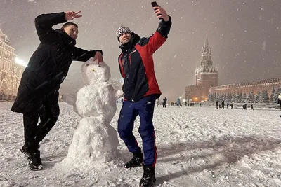 Зима в Москве. Фотограф Виктор Климкин