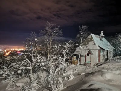 Мурманск, город, зима, северное …» — создано в Шедевруме