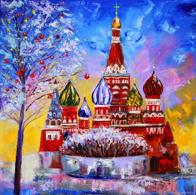 Зимняя Москва | ArtBUP - an international platform for Fine Art Paintings