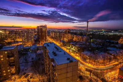 Зимняя Пермь. Фотограф Савицкий Ян