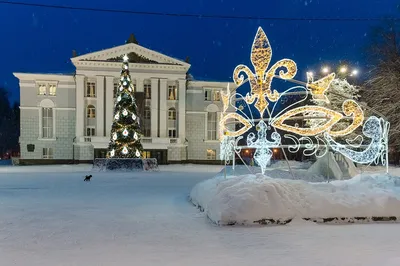 Пермская набережная зимой 2018