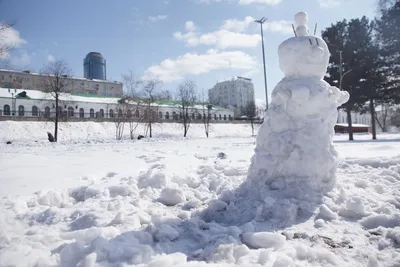 Зимний Екатеринбург с высоты. Январь 2018.