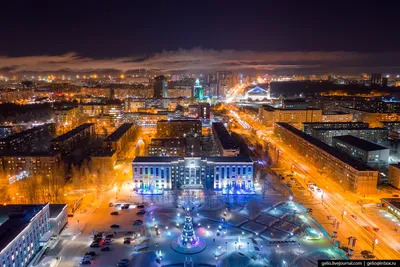 Зимний Сургут — столица нефти и газа | Пикабу