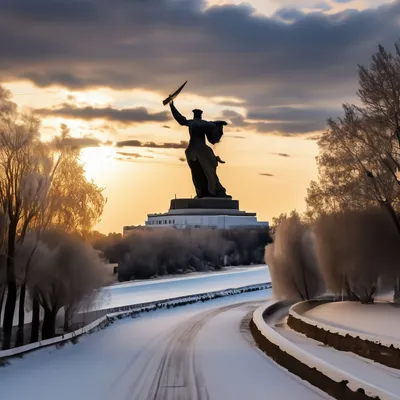 Зимний Волгоград. Интересные места в Волгограде