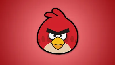 Скачать обои птицы, red, angry birds, злые птицы, видеоигры, энгри бердс,  раздел минимализм в разрешении 1920x1080