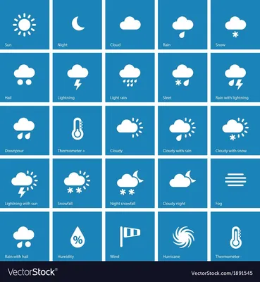 Бумажные Значки Погоды — стоковая векторная графика и другие изображения на  тему Погода - Погода, Иконка, Дождь - iStock