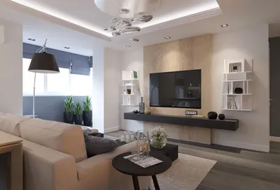 Как оформить TV зону в гостиной | Блог о дизайне интерьера OneAndHome