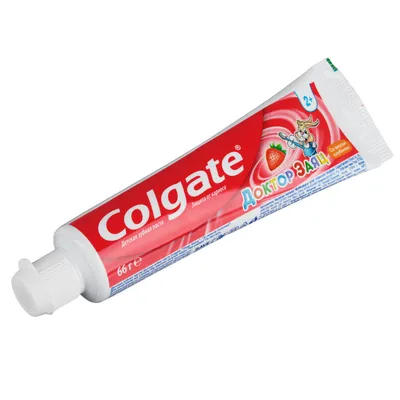 Зубная паста COLGATE Доктор Заяц вкус Клубники, 50 м купить с выгодой в  Галамарт